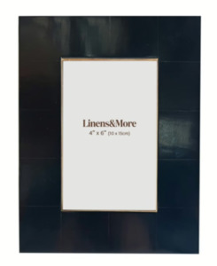 Black Resin photo frame