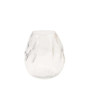 Venus Glass Vase Short - Clear