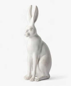 French Country: Harold the Hare - White Large