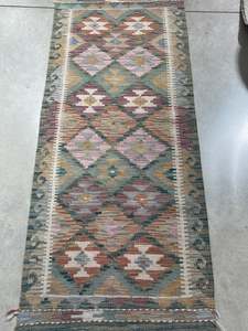 Vintage Handwoven Rug 150x64cm - piece 772