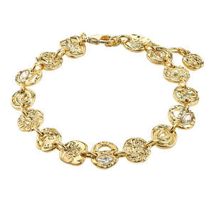 Fire Bracelet - Gold Plated