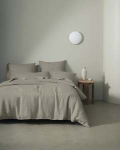 New: Ravello Quilt Cover - Pebble