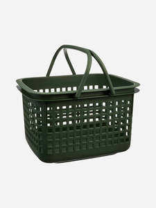 New: Cestino Basket and Lid - Dark Green