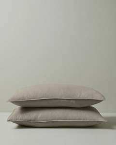 Weave: Ravello Pillowcase Set Pebble