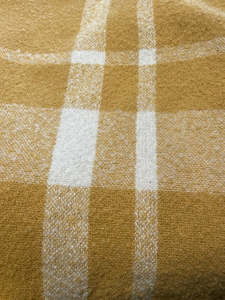 Weave Throw - Mustard