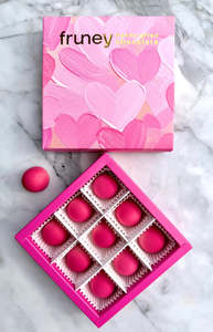 Fruney White Chocolate, Raspberry & Mint Bon Bons