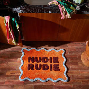 Sage and Clare - Amalie Nudie Bath Mat - Orangerie