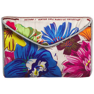 Sage and Clare Ines Silk Pouch - Porcelain