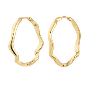 Larkin Hoop Earrings - Gold Plated