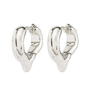 Iris Earrings - Silver Plated