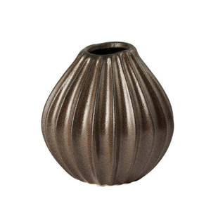 BROSTE Vase Wide S - Antique Brown