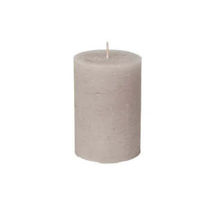 Broste Copenhagen: BROSTE Candle Pillar H100 - Linen
