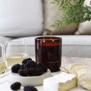 Kingdom: Kingdom BLACKBERRY & BAY LEAF - LUXURY SOY CANDLE