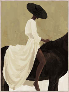 Lady on Horse Art Print Series 1 - Coming soon