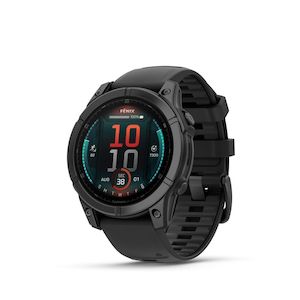 Garmin Fenix E 47mm AMOLED (Slate Grey Steel with Black Silicone Band)