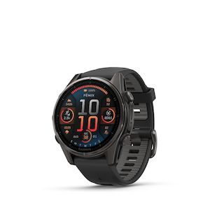 Garmin Fenix 8 51mm AMOLED Sapphire (Carbon Grey DLC Titanium with Black/Pebble &hellip;