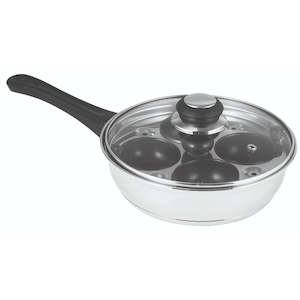 Avanti 4 Egg Poacher with Non Stick Cups 20cm