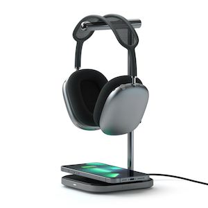 Headphones: Satechi 2-in-1 Headphone Stand with Wireless Charger