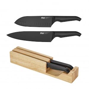 Knife Blocks: Furi Jet Black Knife Set 3pc