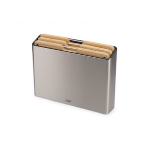 Joseph Joseph: Joseph Joseph Folio Steel Bamboo 3 Piece Board Set