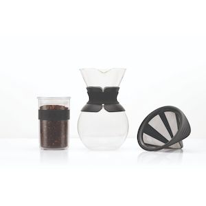 Bodum: Bodum Pour Over with Permanent Filter 1L (Black)
