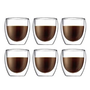 Bodum Pavina Double Wall 250ml 6 Piece Set