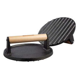 Best Sellers: Tramontina Enammelled Cast Iron Round Grill Press (17cm)