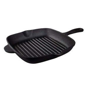 Tramontina Pre-Seasoned Cast Iron Square Griddle Pan (26cm,2.2L)