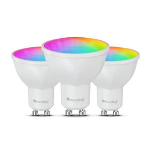 Best Sellers: Nanoleaf Essentials Colour Smart LED Bulb GU10 (WiFi) - 3 Pack