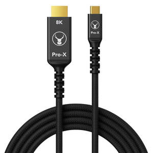Bonelk Pro-X Long-Life USB-C to 8K HDMI Cable (2.5m) (Black)