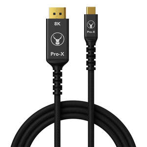 Bonelk Pro-X Long-Life USB-C to 8K DisplayPort Cable (1.5m) (Black)