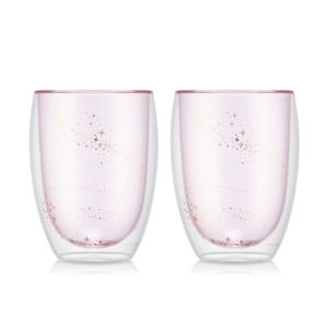 Bodum: Bodum Disney Pavina Double Wall 350ml 2 Piece Set (Pale Pink)