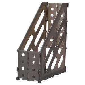 Office Supplies: FM Magazine File Collapsible Single Grey