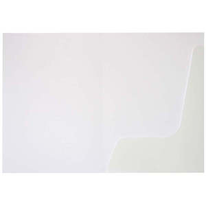 Office Supplies: FM Presentation Folder Gloss White Single Pocket 50 Pack (250gsm)