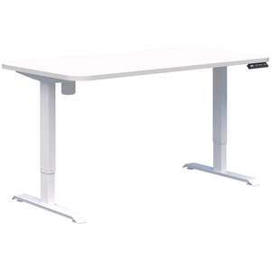 Duo II Electric Single Desk Radius Corners (Height Adjustable)