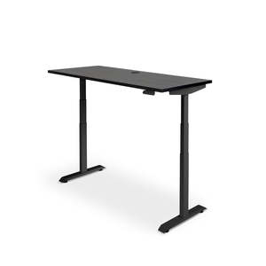 Rise Electric Height Adjustable Desk - Black / Black