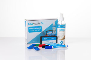 Whiteboards: Whiteboard Starter Kit (Eraser, Cleaner 250ml, x4 markers, x5 magnets)