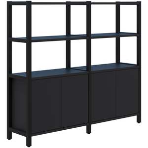 Grid 40 Open Wall Storage Display (4, 5 or 6 tier)
