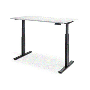 Enhance Electric Height Adjustable Desk - Black / White