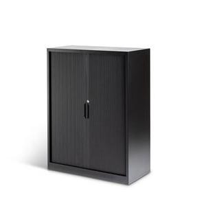 Cupboards Tambours: Milano Storage Tambour (Black or White)
