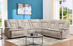 Dawson Electric Recliner Corner Lounge Suite - Home Planet