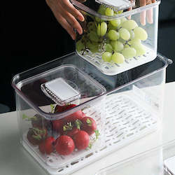 Basket And Storage: Fridge Storage Container -Set of 3
