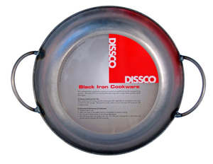 Cookware: Black Iron Paella Pan 22.5cm