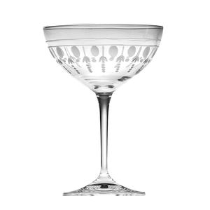 Nouveau Champagne Saucer Set of 2
