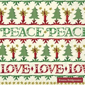 Christmas Joy Cream Napkins