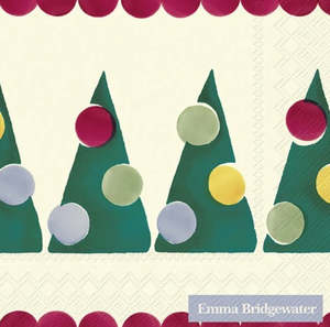 Emma Bridgewater: Polka Trees Cream Cocktail Napkins
