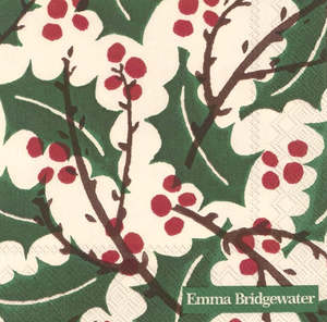 Emma Bridgewater: Holly & Berry Cocktail Napkins