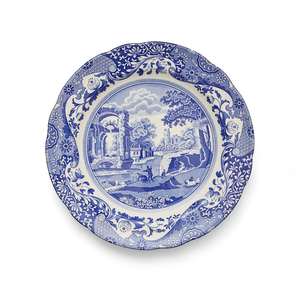 Spode: Blue Italian Plate 27cm