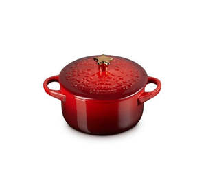 Le Creuset: Mini Cocotte - Star Knob 14cm Cerise