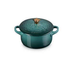 Le Creuset: Mini Cocotte - Star Knob 14cm Artichoke